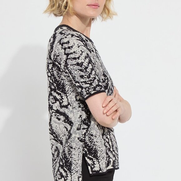 Preston Knit Short Sleeve Sweater - Lysse - Picture 2 of 3